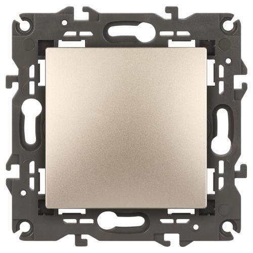 Выключатель 1-кл. СП Elegance 14-1101-04 10А IP20 250В 10AX механизм шампань Эра Б0034211