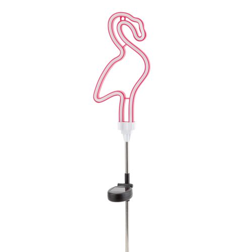 Светильник садовый неоновый ERASF012-30 Фламинго солнечная батарея ЭРА Б0044238