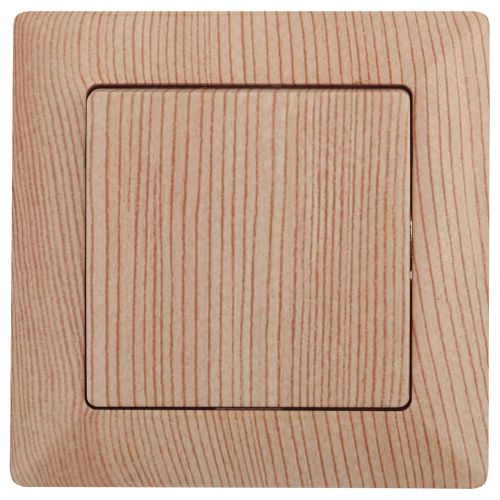 Выключатель 1-кл. СП Solo 4-101-11 10А IP20 250В сосна Intro Б0053555