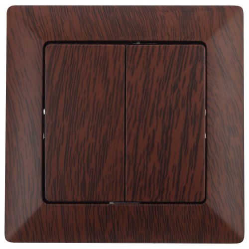 Выключатель 2-кл. СП Solo 4-104-10 10А 250В IP20 венге Intro Б0053591