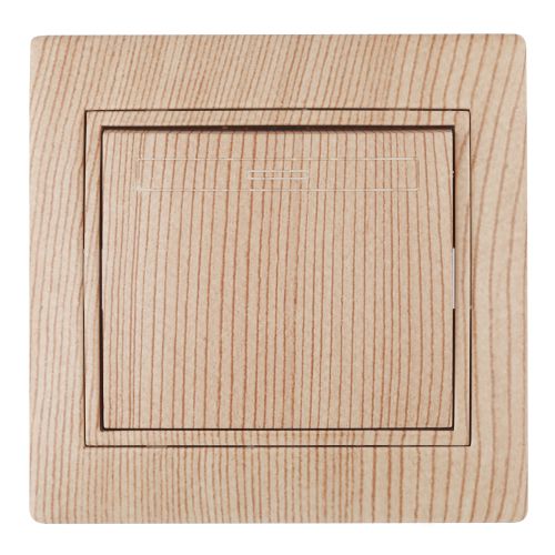 Выключатель 1-кл. СП Plano 10А IP20 1-101-11 250В сосна Intro Б0053728