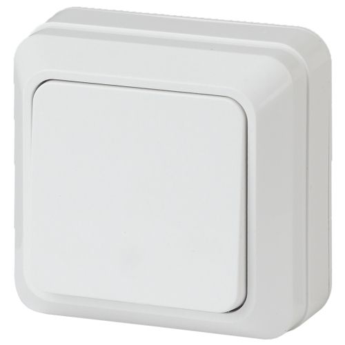 Выключатель 1-кл. ОП Quadro 10А IP20 2Э-101-01 250В бел. Intro Б0053899