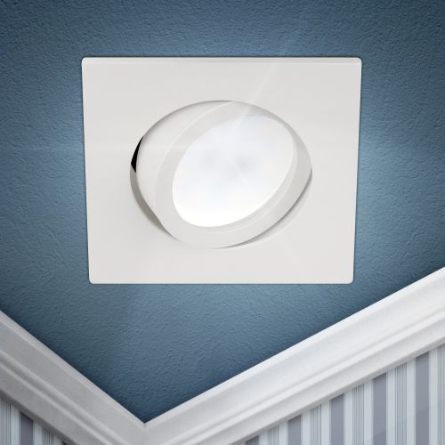 Светильник встраиваемый алюм. KL87 WH MR16/GU5.3 бел. Эра Б0054352