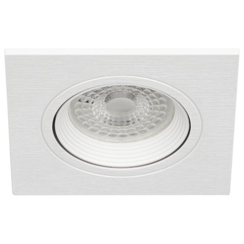 Светильник встраиваемый декоративный KL92-1 WH MR16/GU5.3 бел. пластик. Эра Б0054374