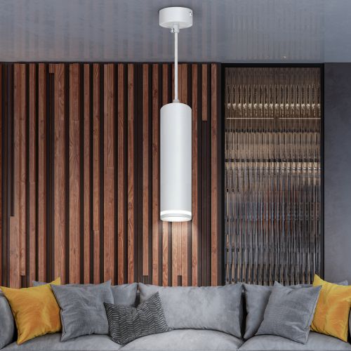 Светильник PL16 WH MR16/GU10 потолочный подвесной бел. Эра Б0055573