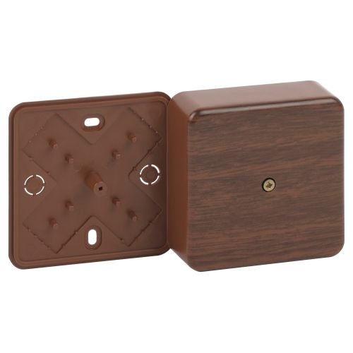 Коробка распаячная 50х50х20мм без клеммы IP40 дуб BS-O-50-50-20 Эра Б0058703