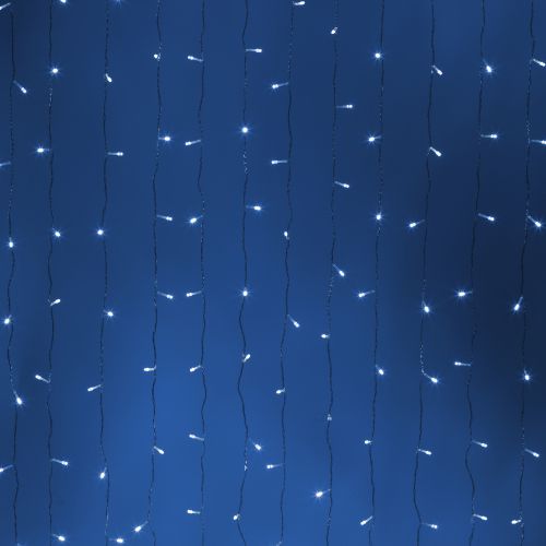Гирлянда светодиодная "Занавес" 3х3м 300LED холод. бел. 220В Holiday INZL-02Z Intro Б0060440
