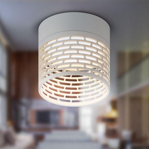 Светильник OL53 WH IP20 под лампу GX53 настен./потолочн. спот бел. Эра Б0061189