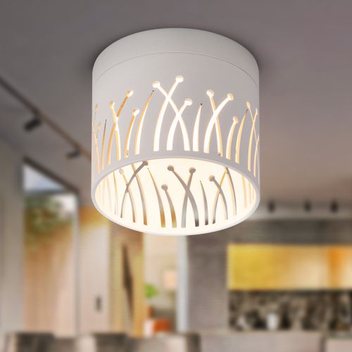 Светильник OL54 WH IP20 под лампу GX53 настен./потолочн. спот бел. Эра Б0061191