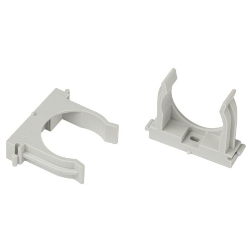 Держатель для труб (клипса) d40мм для прямого монтажа CLIP-40-G-MP сер. (уп.25шт) Эра Б0062027