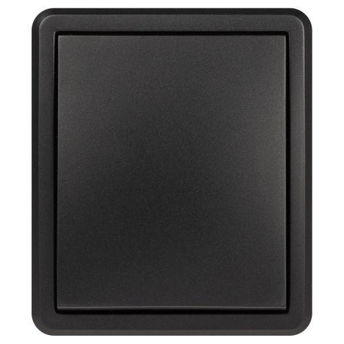 Выключатель 1-кл. ОП Эксперт 11-1202-05 10А IP20 250В 10AX с подсветкой антрацит Эра Б0063044