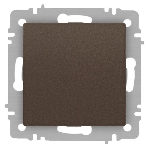 Выключатель 1-кл. СП Accent 6-101-08 10А IP20 250В AL/CU бронза Intro Б0063438