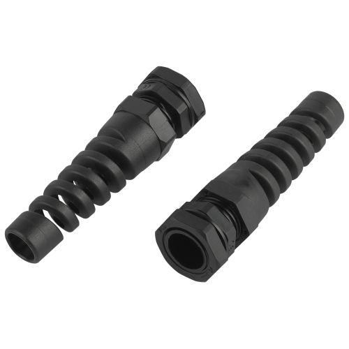 Ввод кабельный (сальник) PGR 11 d5-10мм (d отверст. 18.6мм) IP54 с гибким отводом (уп.10шт) Эра Б0065198