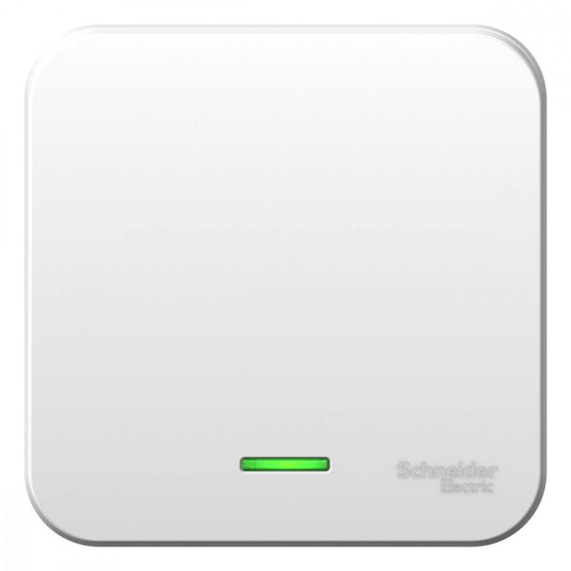 Выключатель 1-кл. ОП Blanca 6А IP20 (сх. 1) 250В с подсветкой с изолир. пластиной бел. SE BLNVA061111