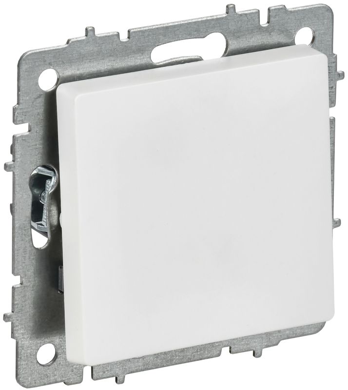 Выключатель 1-кл. СП BRITE ВС10-1-4-БрАБ 10А самовозвратный механизм арктич. бел. IEK BR-V14-0-10-K91