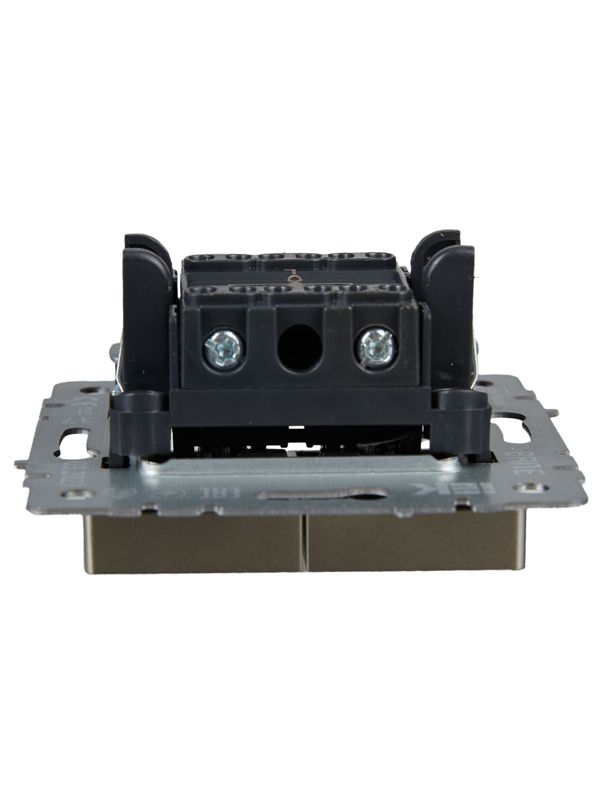 Выключатель жалюзи СП BRITE ВС10-1-5-БрШ 10А механизм шампань IEK BR-V15-0-10-K37