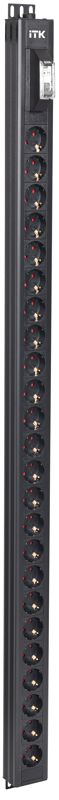 Блок распределения питания BASE PDU PV0102 30U 1ф 32А 24SCHUKO без каб. ITK BS-PV60-24D-12