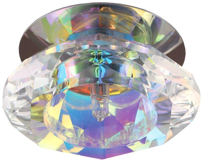 Светильник DK12 CH/MIX декор "хрустальный плафон" G9 220В 40Вт хром/перламутр. ЭРА C0043745