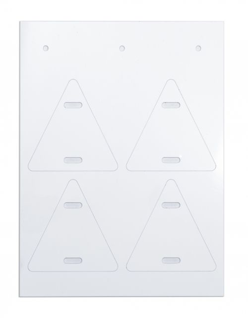 Маркировка для кабеля треугольник 58/55 (уп.40шт) DKC CIC58554TRW