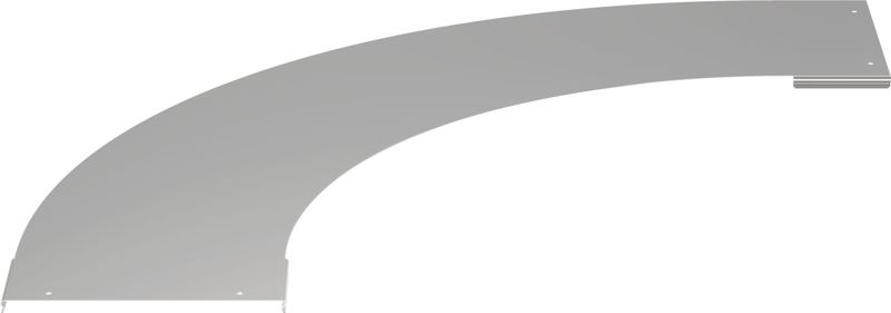 Крышка для угла лестничного 90град. осн.300 L1030 R600 сталь LESTA оцинк. IEK CPG05D-4-90-300-10