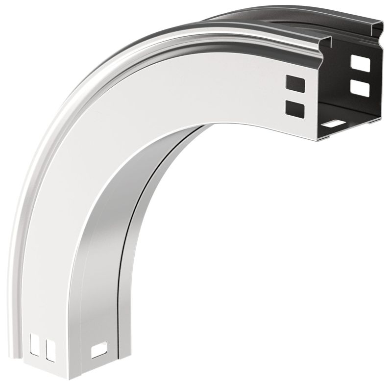 Угол для лотка плавный 90град. 100х50 В20 ESCA В20 IEK CPV41-0-90-050-100