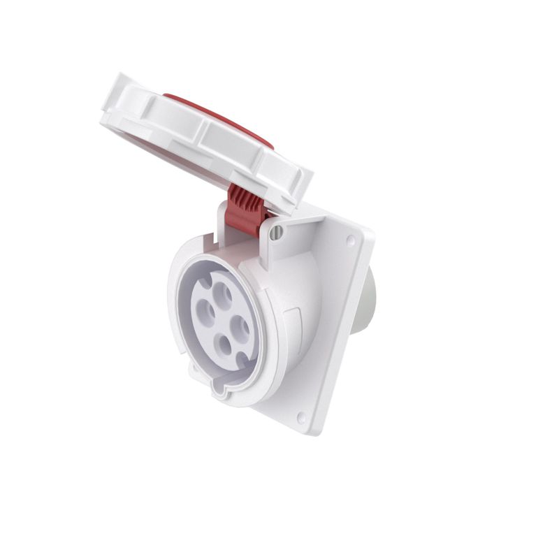 Розетка СП 16А 400В 4п 3P+E IP67 с наклоном DKC DIS4181666