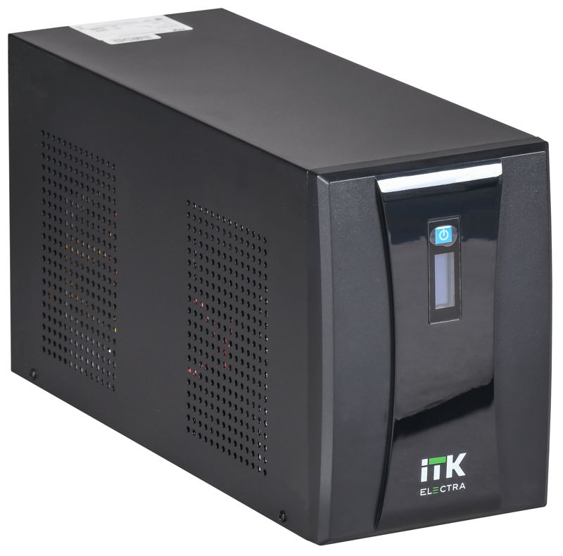 Источник бесперебойного питания ELECTRA ET 3кВ.А/1.8кВт с АКБ 4х9А.ч USB Schuko ITK EET-3000VA-1-004-S