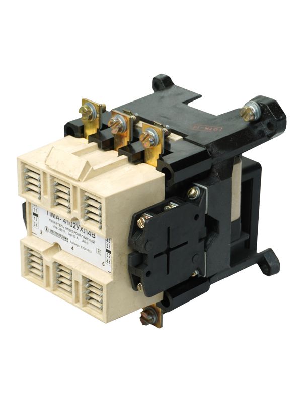 Пускатель ПМА-4102 УХЛ4 В 63А кат. 380В AC 2НО+2НЗ IP00 без реле Электротехник ET001713