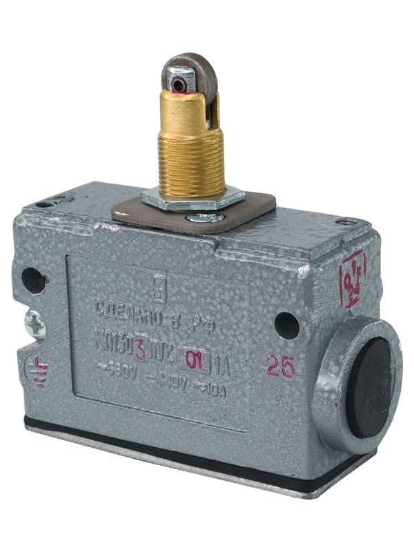 Микровыключатель МП 1303 УХЛ3 исп.01 IP54 толкатель с продол. расположением ролика комбинир. винт Электротехник ET002056