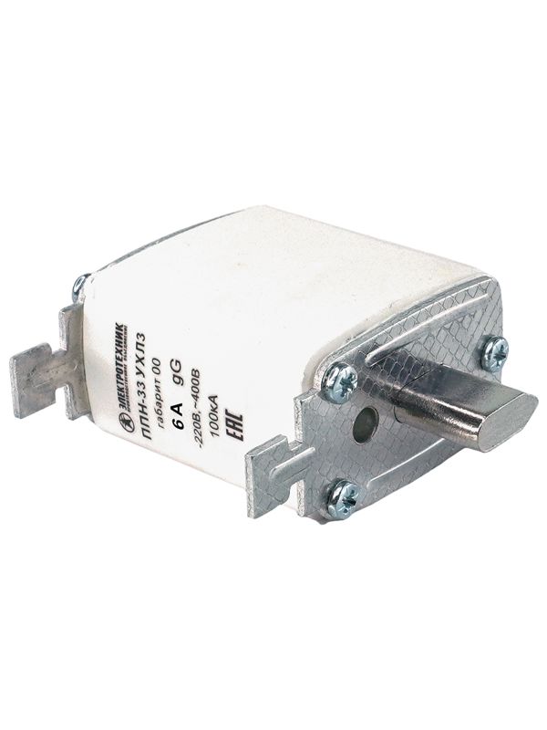 Вставка плавкая ППН-33 УХЛ3 6А габарит 00 IP00 Электротехник ET012081