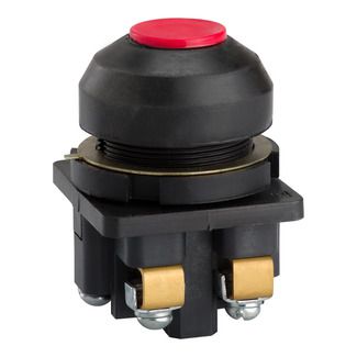 Выключатель кнопочный КЕ-081 У2 исп.1 2НО цилиндр 10А IP54 660В красн. Электротехник ET502381