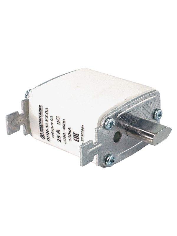 Вставка плавкая ППН-33 УХЛ3 25А габарит 00 IP00 Электротехник ET522684