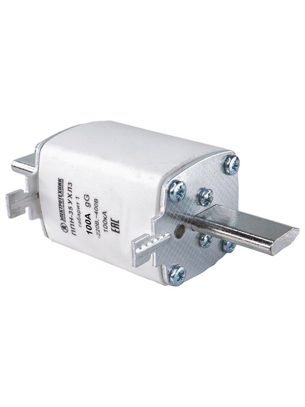 Вставка плавкая ППН-35 УХЛ3 100А габарит 1 IP00 Электротехник ET522692