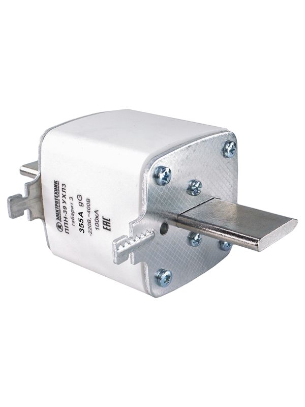 Вставка плавкая ППН-39 УХЛ3 355А габарит 3 IP00 Электротехник ET522728