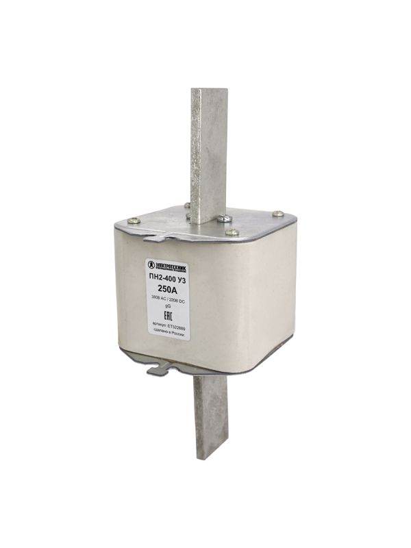 Вставка плавкая ПН2-400 У3 на 250А медные ножи Электротехник ET522889