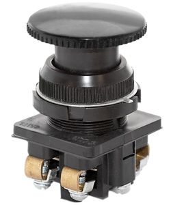 Выключатель кнопочный КЕ-191 У2 исп.5 1НЗ гриб без фиксации 10А IP54 660В черн. Электротехник ET529326