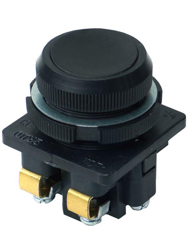 Выключатель кнопочный КЕ-181 У2 исп.4 1НО цилиндр 10А IP54 660В черн. Электротехник ET529372