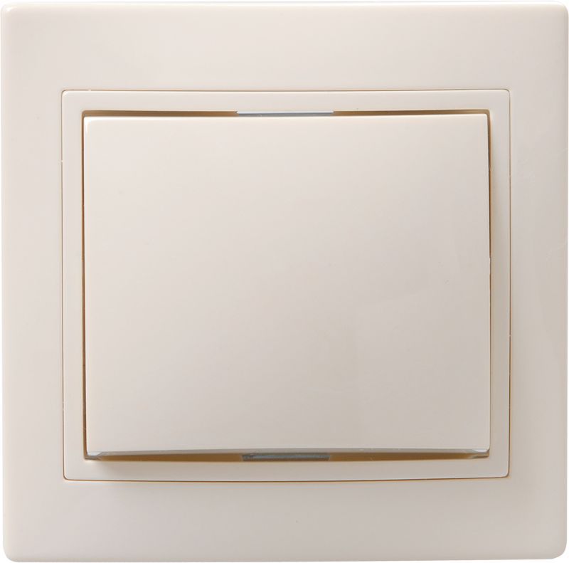 Выключатель 1-кл. СП Кварта 10А IP20 ВС10-1-0-ККм крем. GENERICA EVK10-K33-10-DM