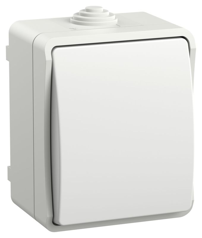 Выключатель кнопочный 1-кл. ОП Форс IP54 ВСк20-1-0-ФБ бел. IEK EVS13-K01-10-54-DC