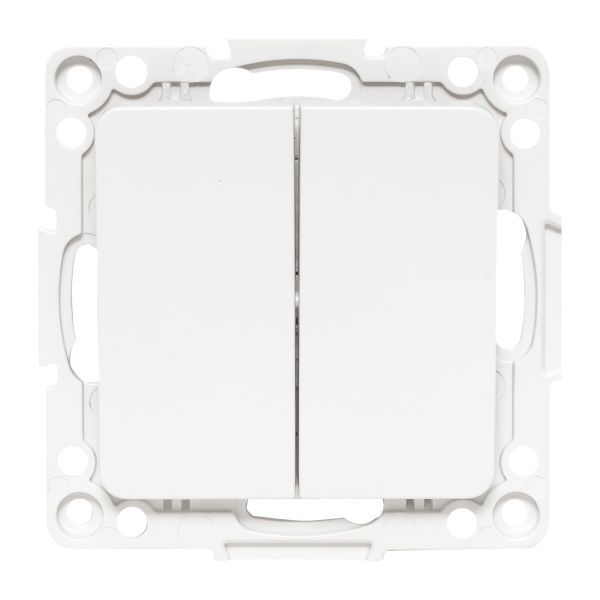 Выключатель 2-кл. Стокгольм 10А винтов. клеммы механизм бел. PROxima EKF EYV10-123-20