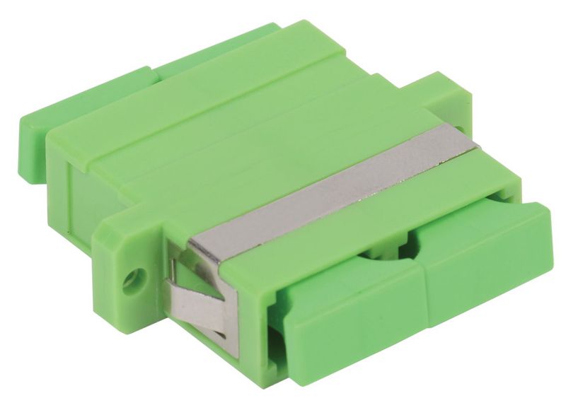 Адаптер проходной SC-SC для одномодового и многомодового кабеля (SM/MM); с полировкой APC; двойн. исполнения (Duplex) ITK FC1-SCASCA2C-SM