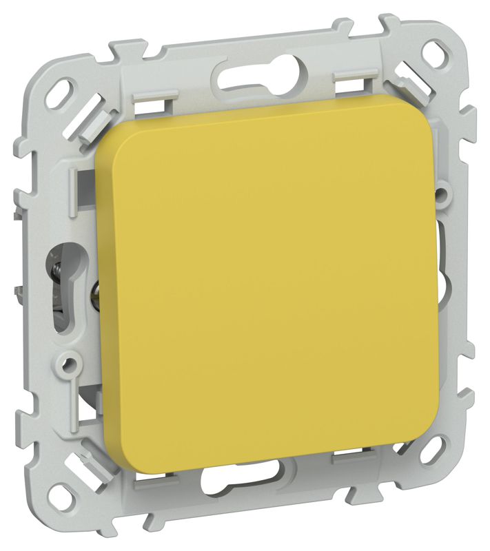 Выключатель проходной 1-кл. СП FLITE ВС61-1-0-ФлЖК 10А механизм желт. карри IEK FI-V12-0-10-1-K44