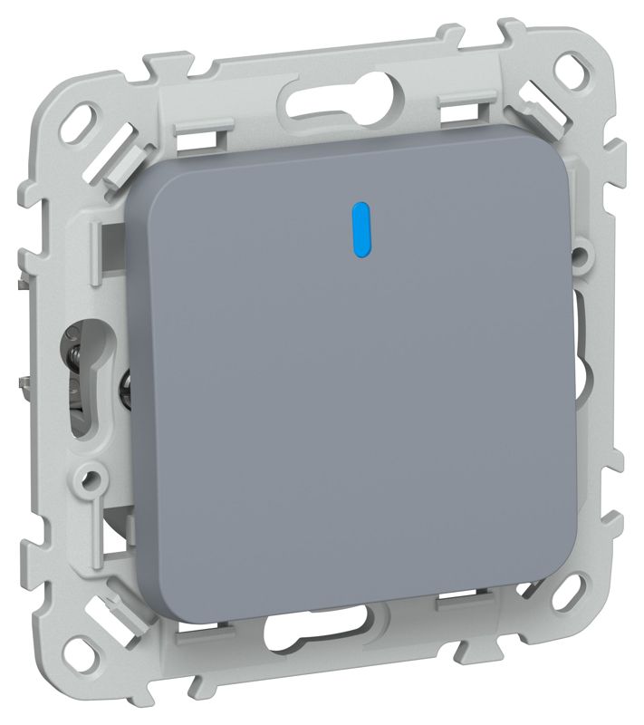 Выключатель проходной 1-кл. СП FLITE ВС61-1-1-ФлМ 10А с индикацией механизм маренго IEK FI-V12-1-10-1-K35