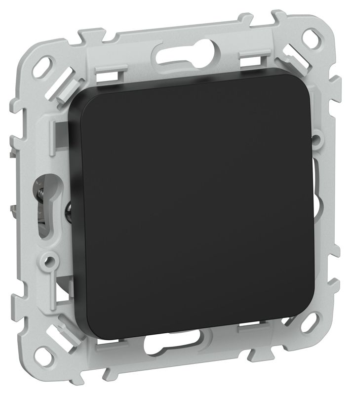 Выключатель кнопочный 1-кл. СП FLITE ВС11-2-0-ФлЧ 10А механизм черн. IEK FI-V14-0-10-1-K02