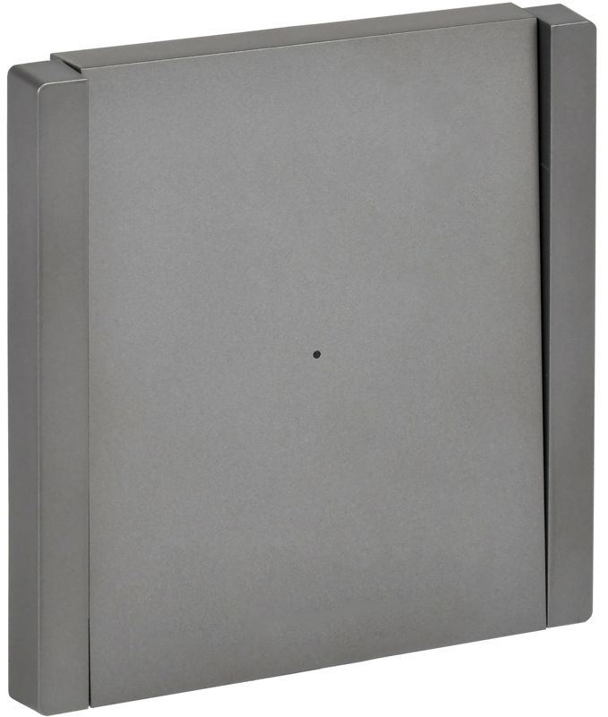 Выключатель 1-кл. СП FORTE&PIANO 10А FP502 с индикацией сталь IEK FP-V10-1-10-1-K46