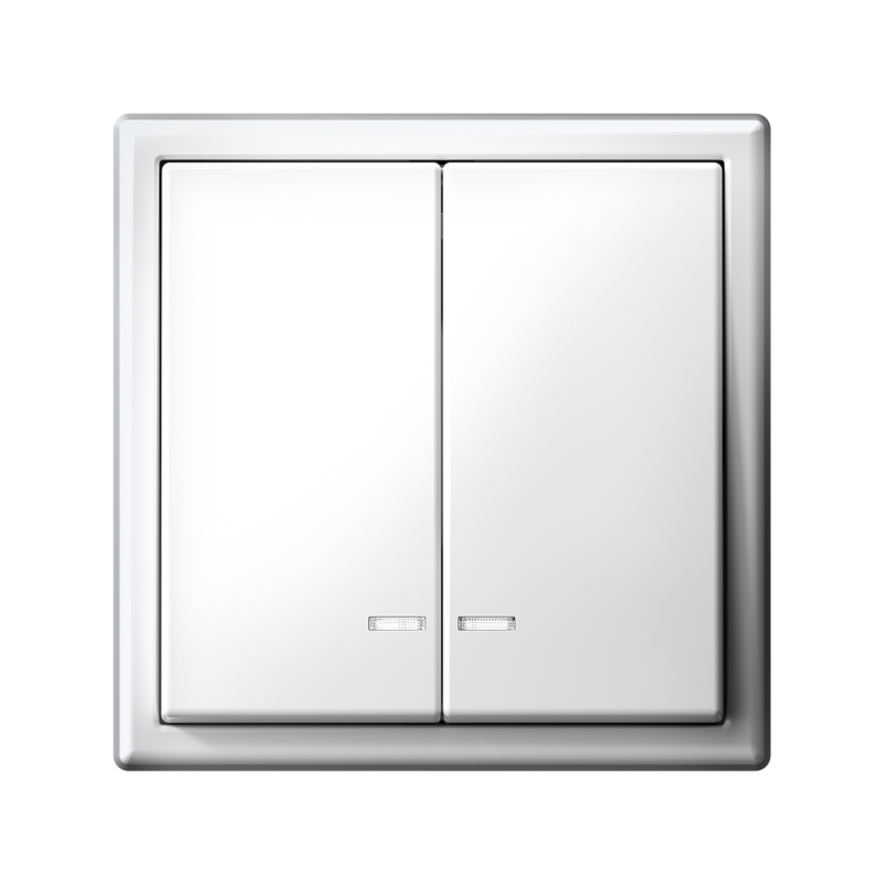 Выключатель 2-кл. ArtGallery (сх. 5а) 10AX с подсветкой механизм бел. SE GAL000153