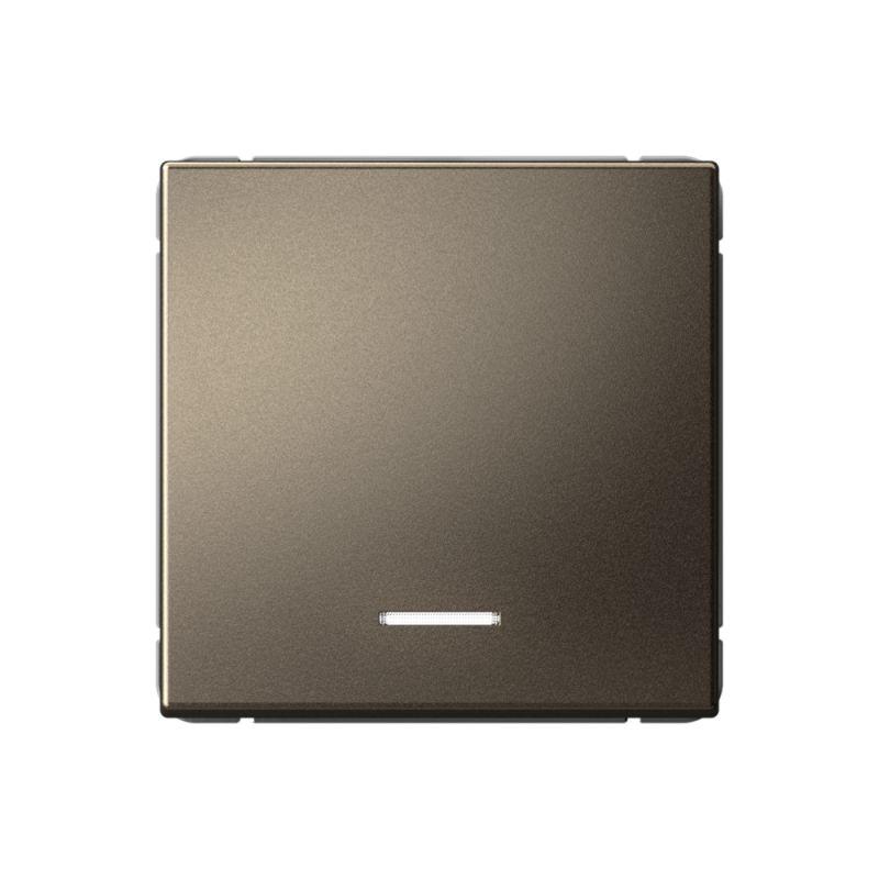 Выключатель 1-кл. ArtGallery 10AX с подсветкой быстрозажим. клем. механизм мокко SE GAL000613S