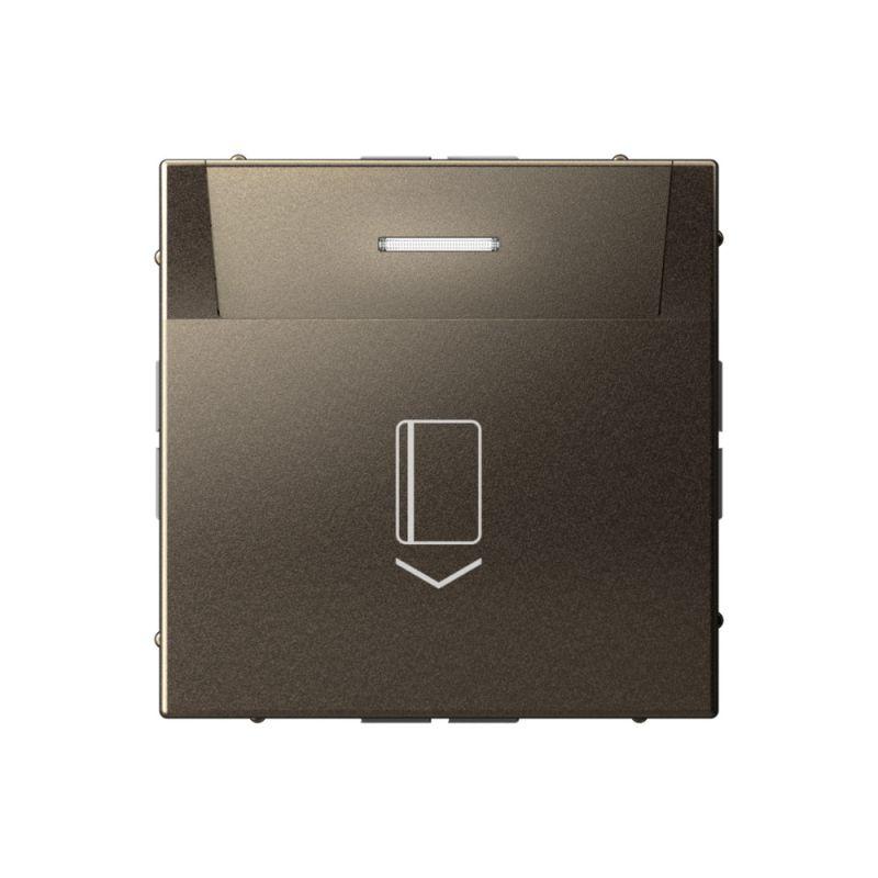 Выключатель карточный ArtGallery 10А без задержки времени быстрозажим. клем. мокко SE GAL000614S