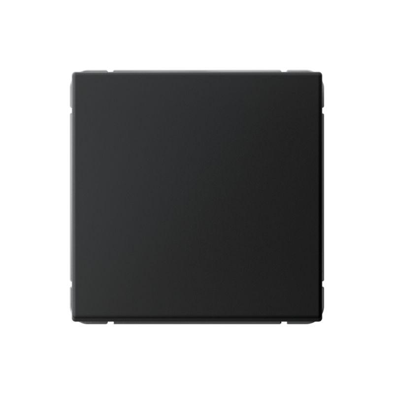 Выключатель кнопочный 1-кл. ArtGallery быстрозажим. клем. механизм карбон SE GAL001015S