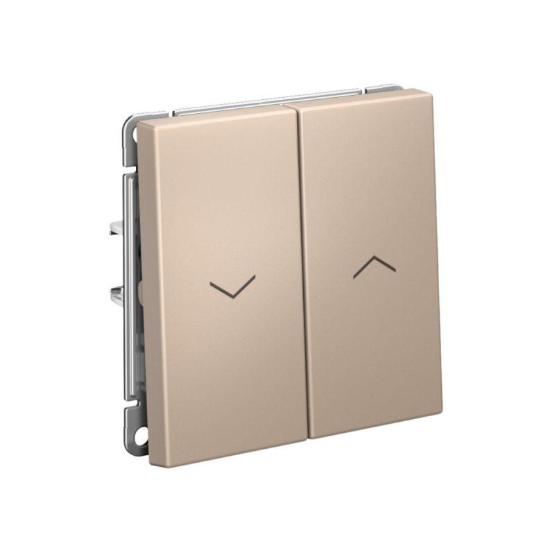 Выключатель для жалюзи 2-кл. ArtGallery 2х (сх. 4) 10А механизм песочн. SE GAL001219